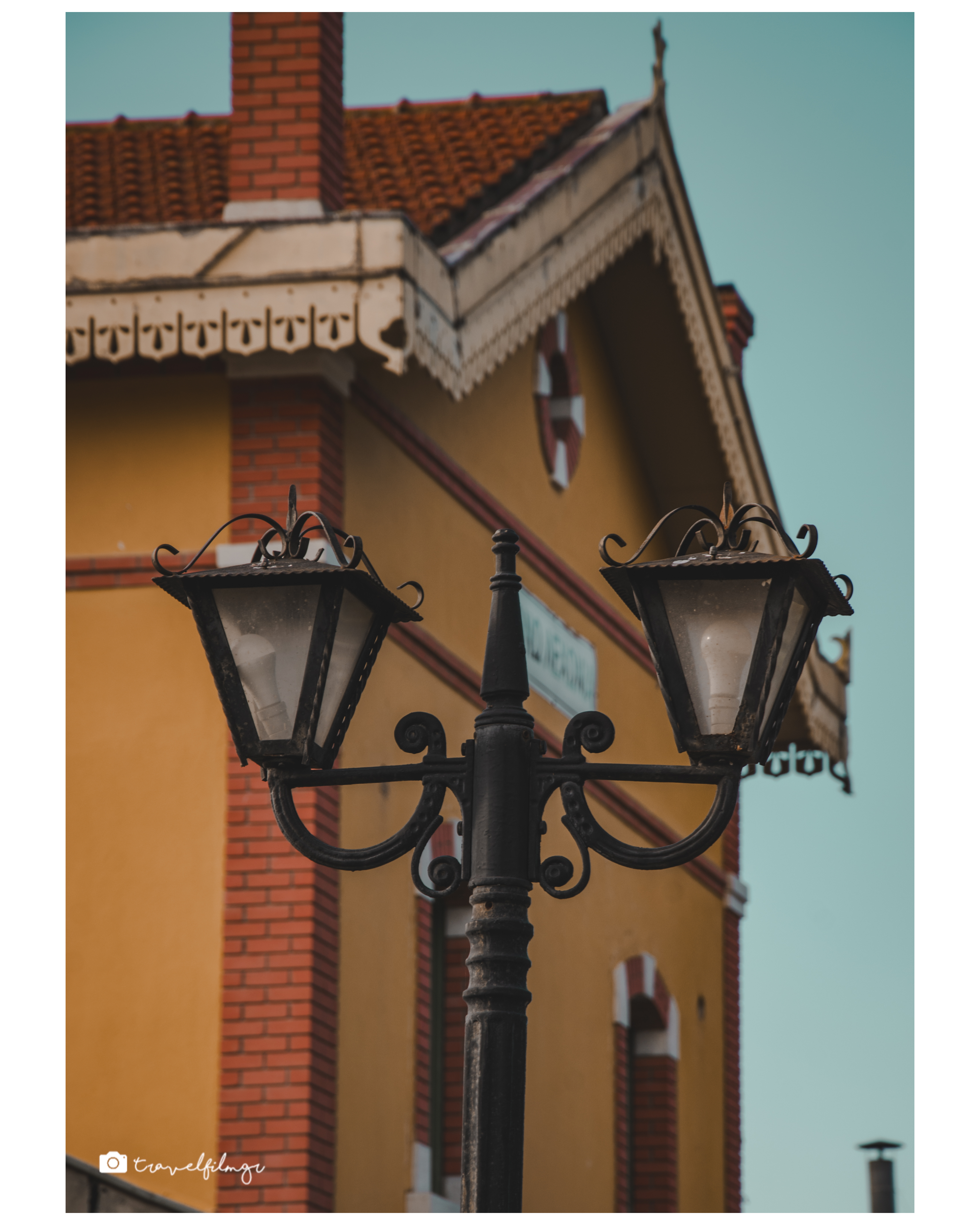Street Lamp and Facade